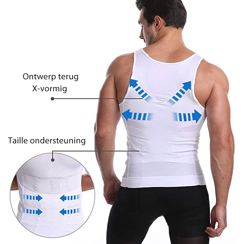 Body Shaping Zomer Vest voor Mannen