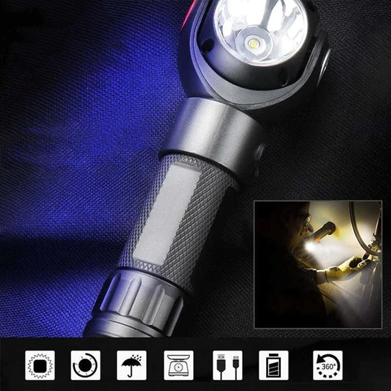 USB roterende LED-werklamp