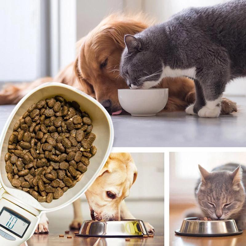 Digitale maatlepel voor huisdierenvoeding