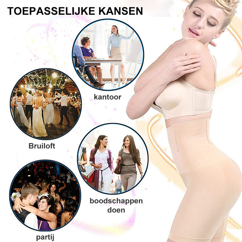 Shaper-short met hoge taille voor de hele dag