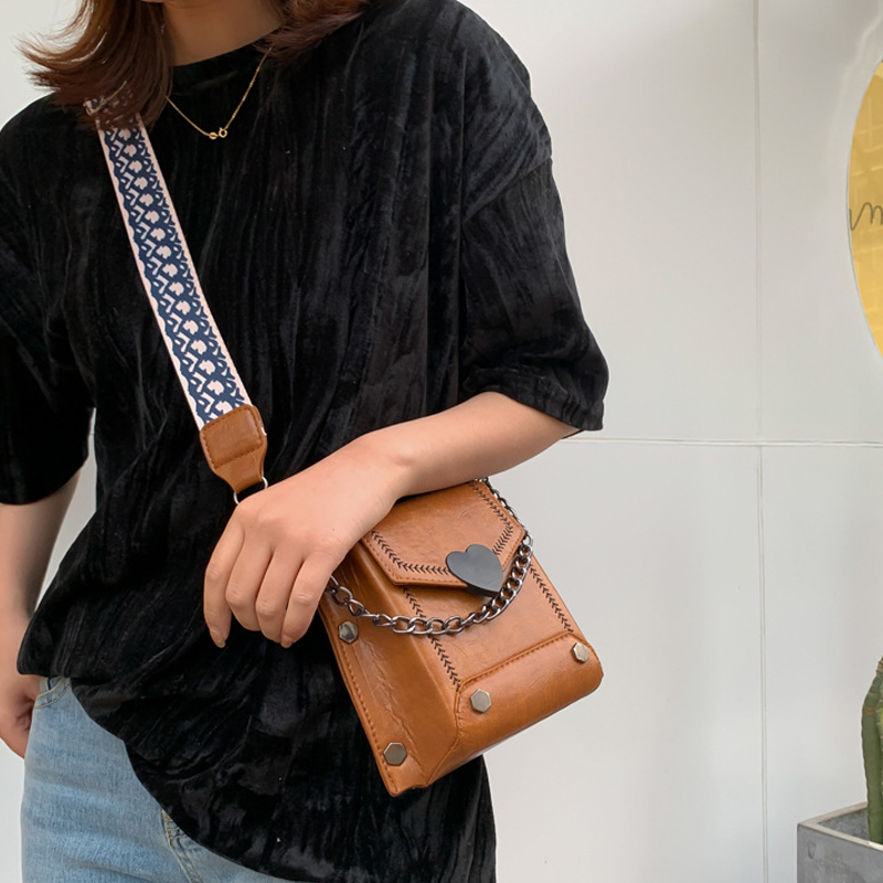 Nieuwe stijl All-match textuur Messenger Tas