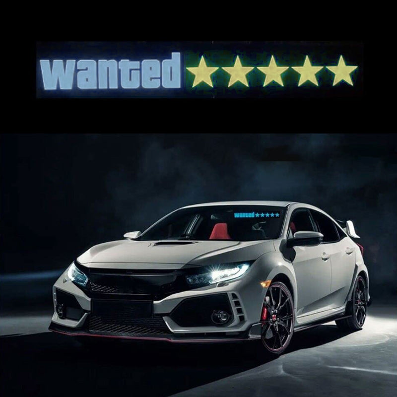 Lichtgevende autostickers