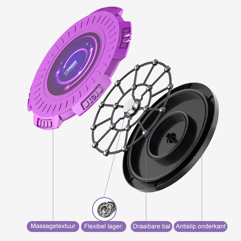 Massage Taille Draaiplank met Trekkoord