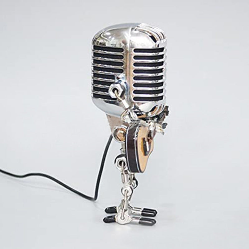 Producten Vintage microfoon robot decoratie