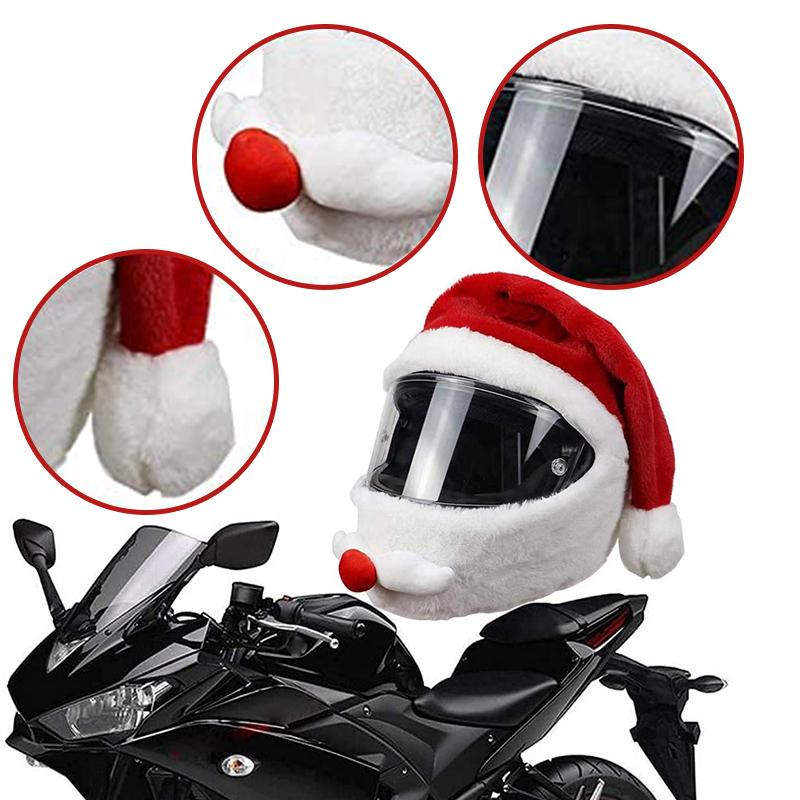Santa Claus Motorfiets Helm Beschermer