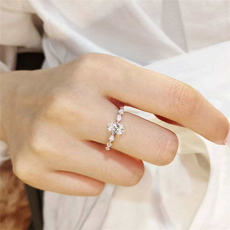 Ovale Diamanten Ring