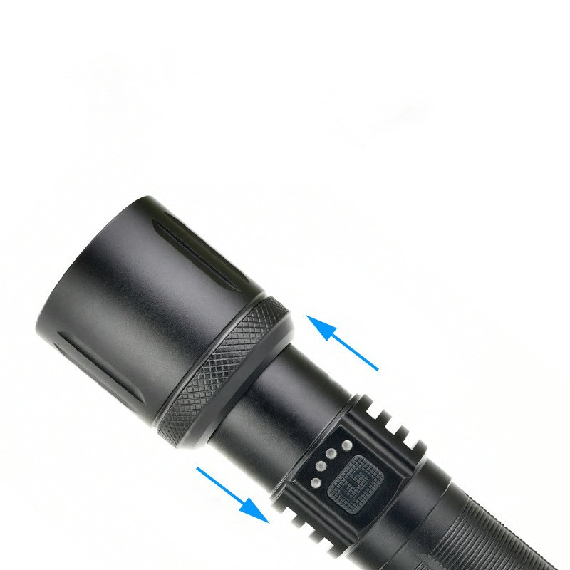 Ultraheldere waterdichte laserzaklamp voor buiten