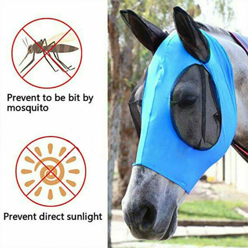 Anti-vliegen mesh paardenmasker