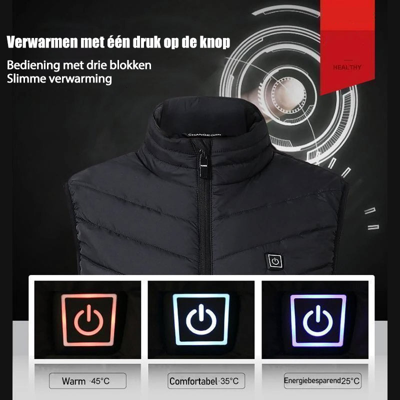 Instant Warmte Verwarmingsvest, unisex
