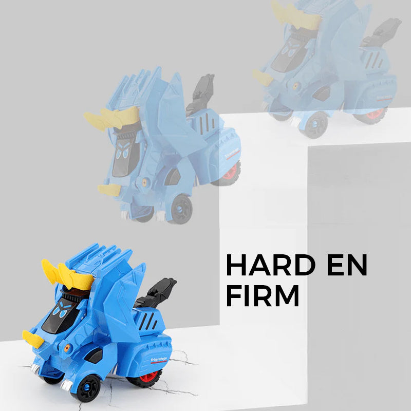 Misvormde dinosaurus speelgoed auto