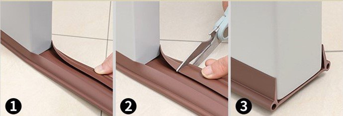 Deur Bodem Afdichtstrip Stopper