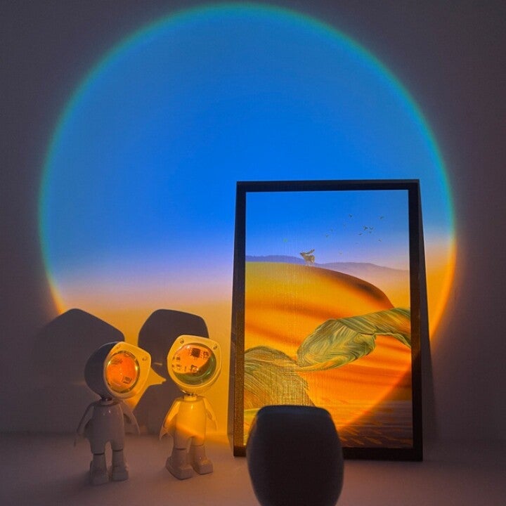 Projectielamp The Sun Never Sets