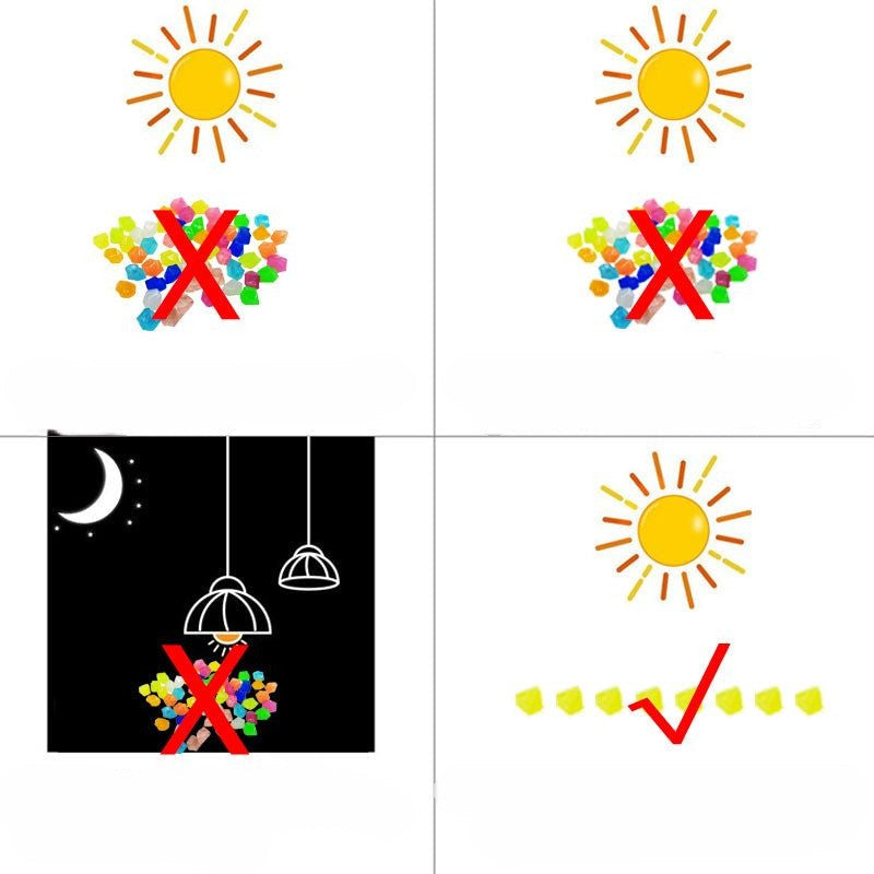 Lichtgevende stenen voor buiten