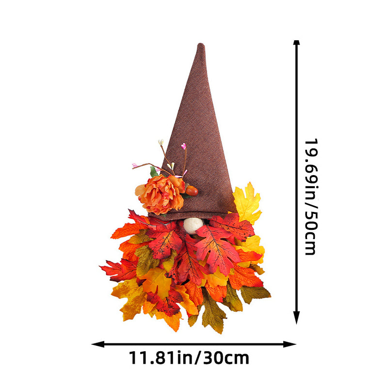 Esdoornblad hoed deur hangende hoed foto rekwisieten muur hoed