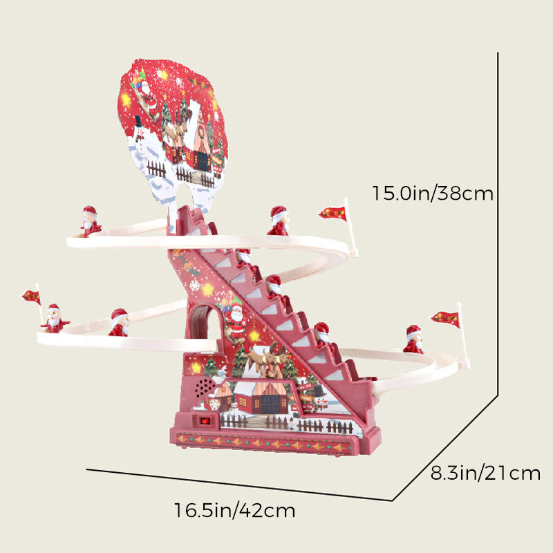Elektrisch Santa Claus Track Glij speelgoed