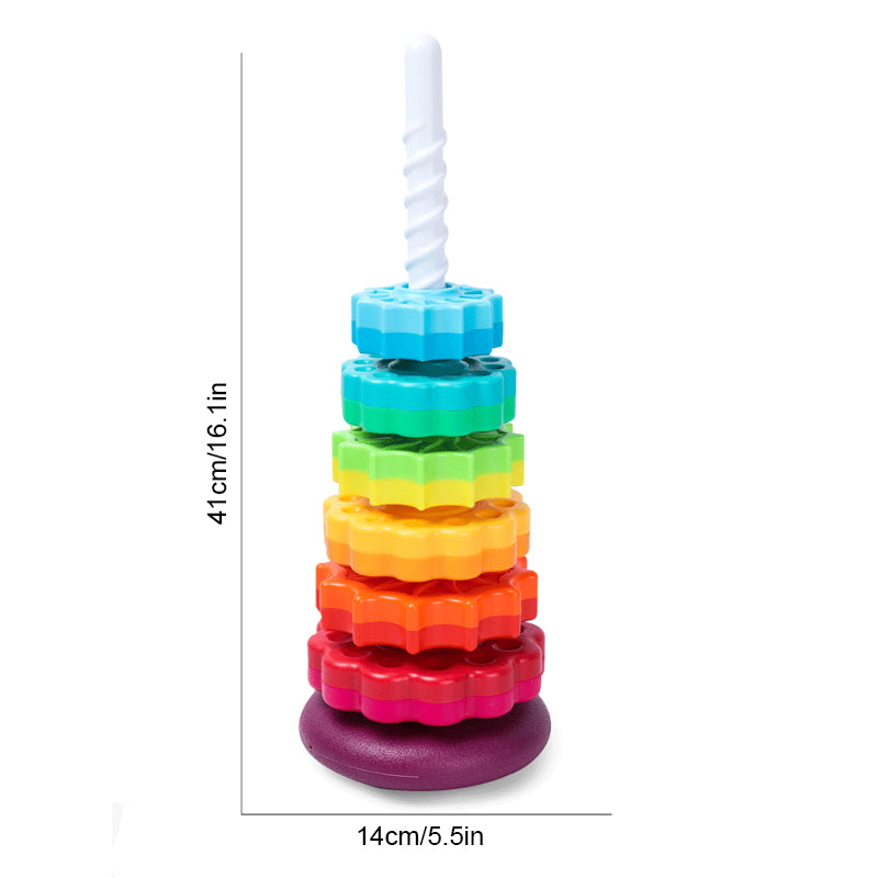 Regenboog roterend speelgoed