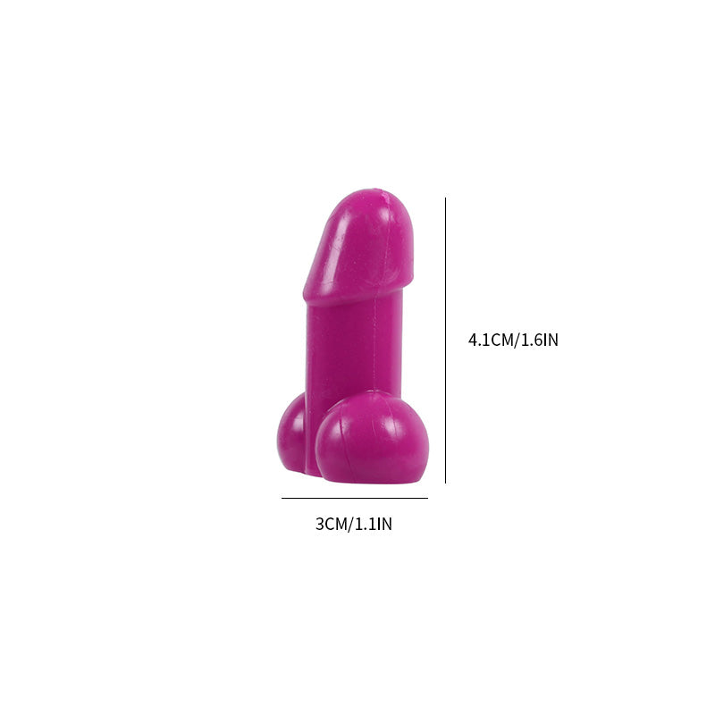 Grappige klepsteeldoppen (4 stuks)