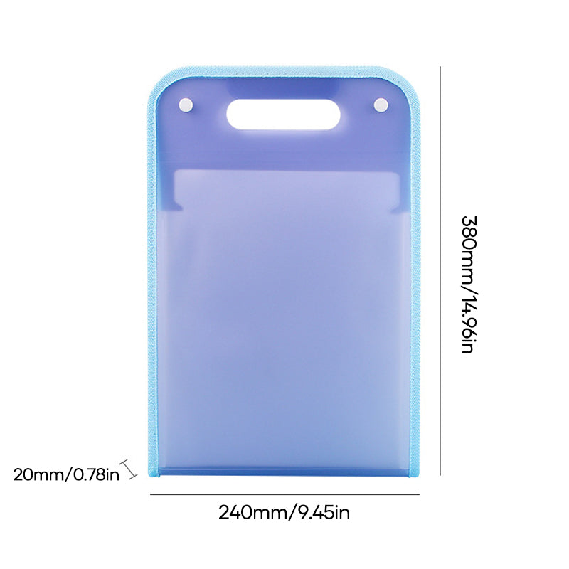 Typared Verticale accordeontas A4 papieren ordner