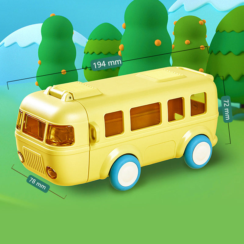 Draagbare waterbeker in busvorm