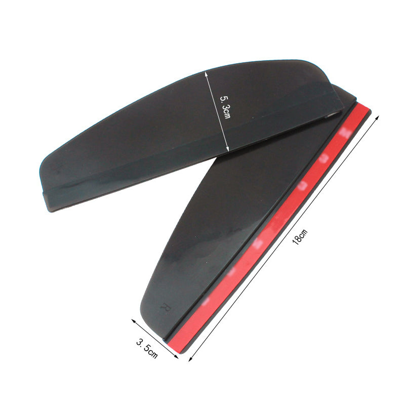 Auto Achteruitkijkspiegel Sticker Regen Wenkbrauw