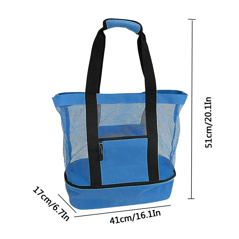 2-in-1 draagbare mesh afneembare draagtas