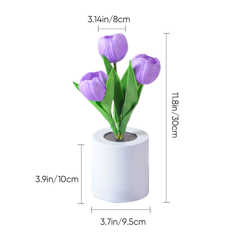 LED oplaadbaar tulp nachtlampje