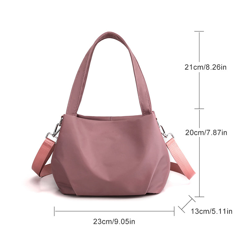 Schouder- en crossbody-lichte en veelzijdige vrijetijdstas