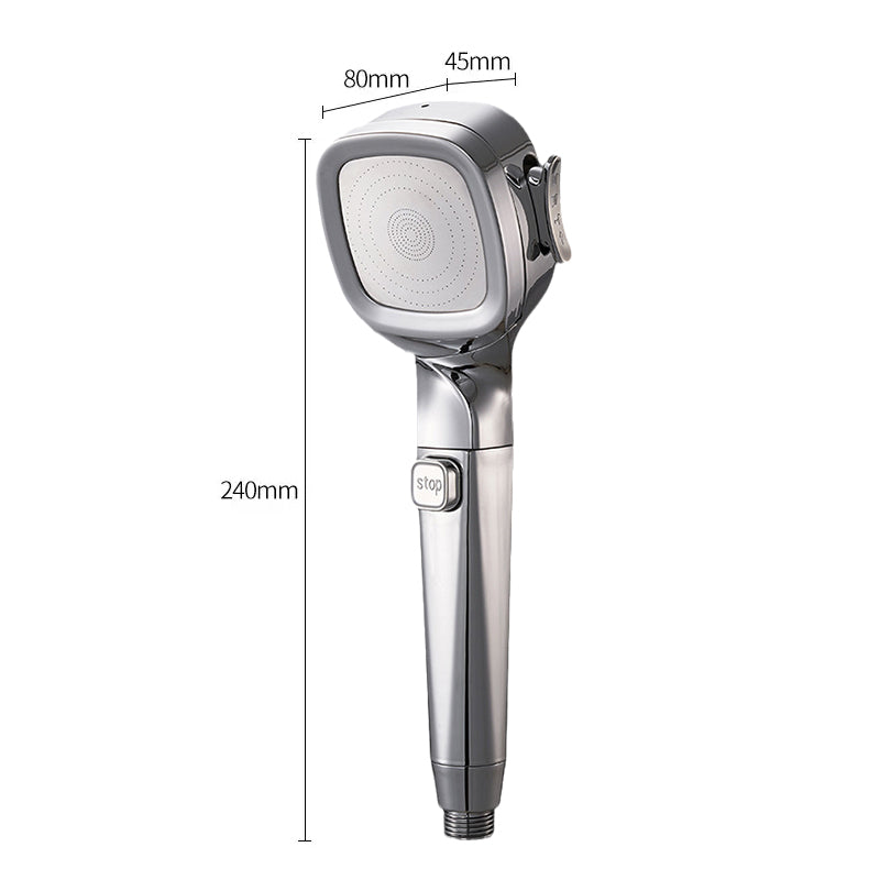 Handdouche met 4 modi en pauzeschakelaar