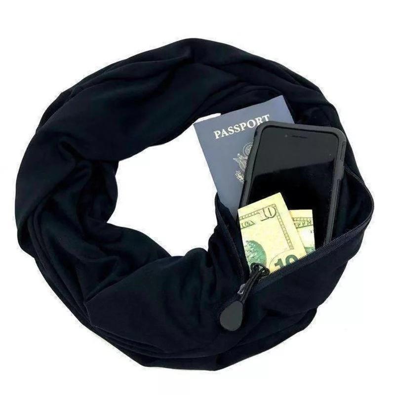 Warme Muffler met verborgen zak voor de winter