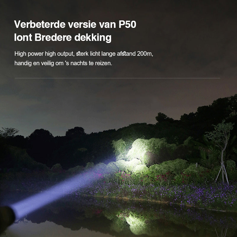 Zoombare LED-zaklamp