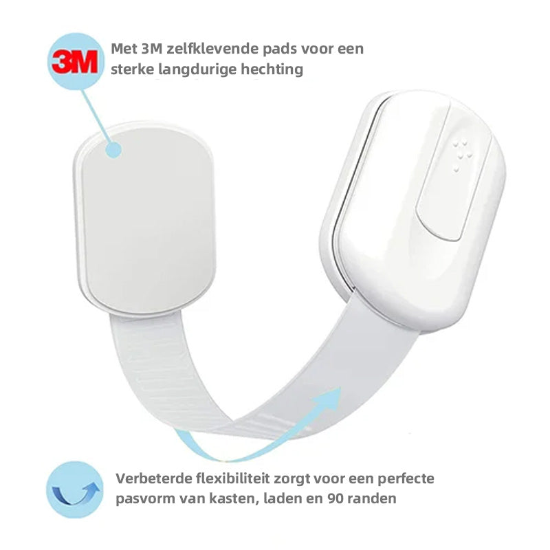 Kunststof slotriemen Veiligheidsbescherming voor baby's（6 stuks）