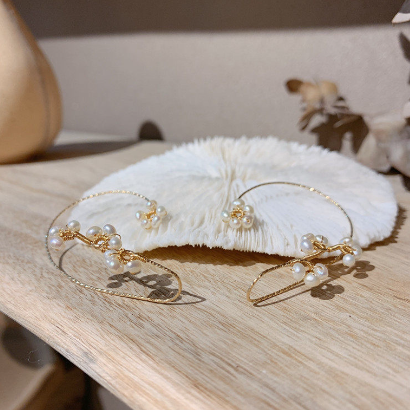 Vintage Parel Oorbellen