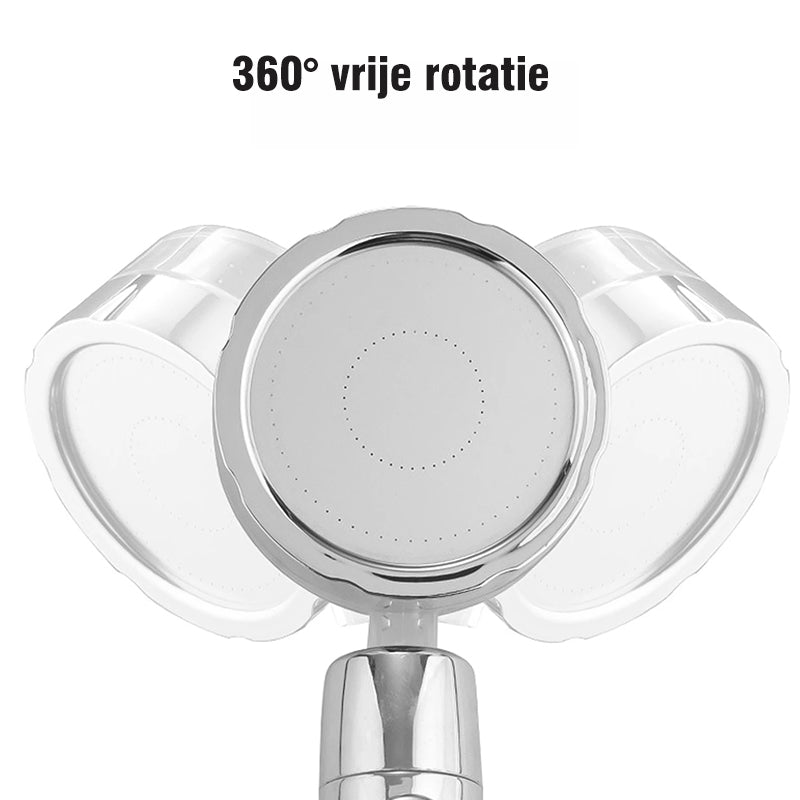 Draaibare hogedruk douche