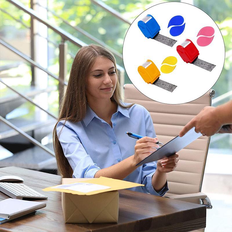 Rolstempel met privacyzegel