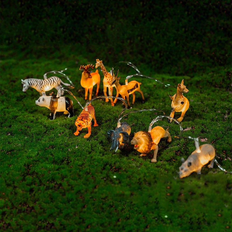 LED Emaille Dinosaurus Kinderkamer Decoratieve Lichtsnaar