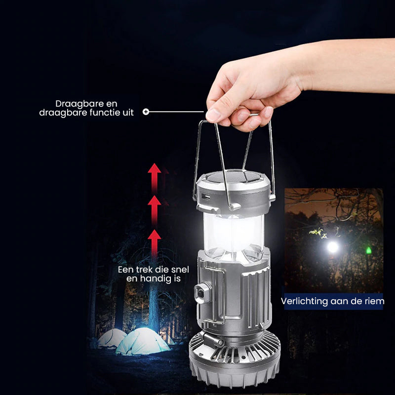 Producten LED-kampeerlamp voor buiten met ventilator