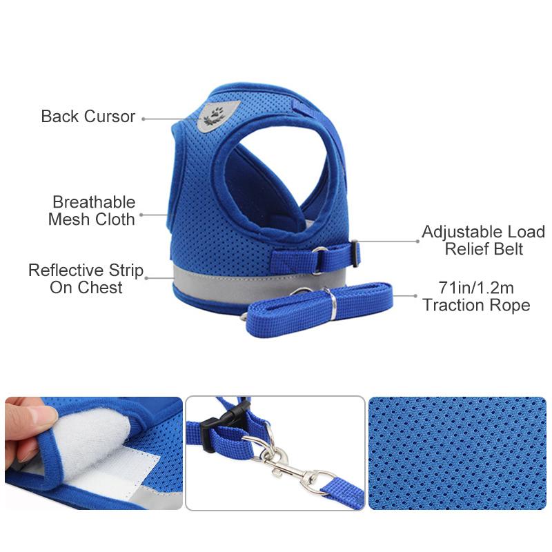 Reflecterende borstband voor huisdieren