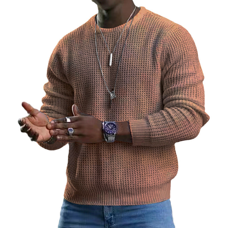 Trui met ronde hals en lange mouwen