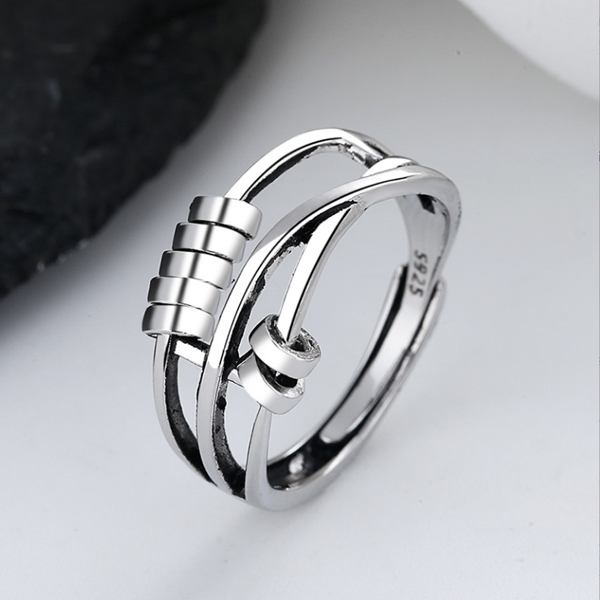 Lichte luxe transfer kralen ring