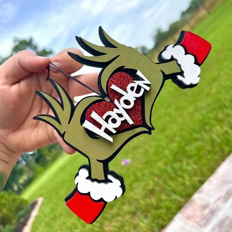 Gepersonaliseerde Grinchmas ornament, kerstversieringen