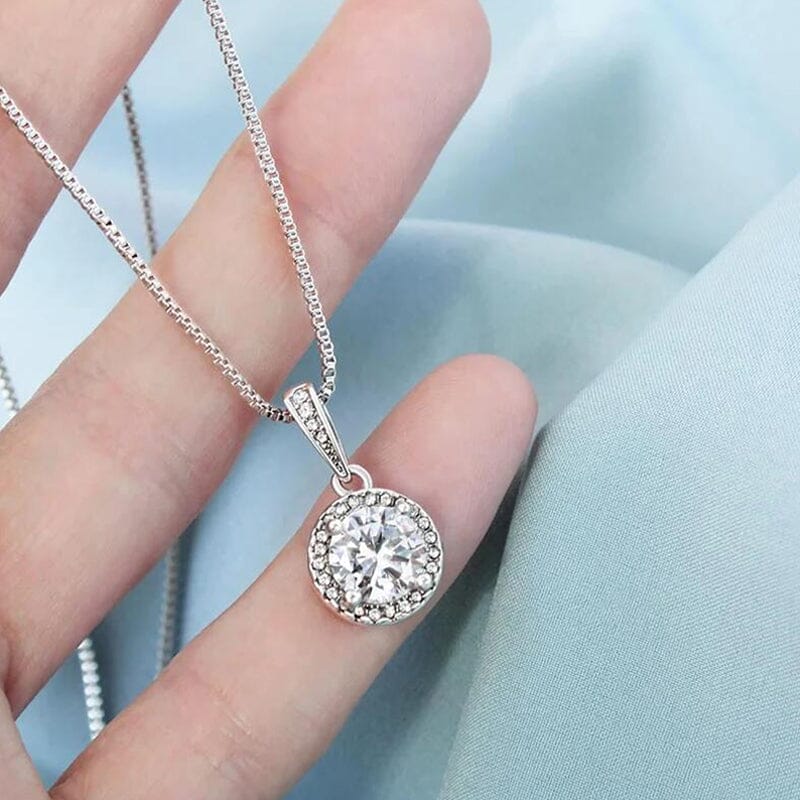 Aan mijn soulmate sprankelende ronde ketting