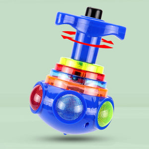 Muziek Knipperende Spinners Speelgoed met Launcher