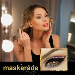 Waterdichte en herbruikbare eyeliner en wimpersticker