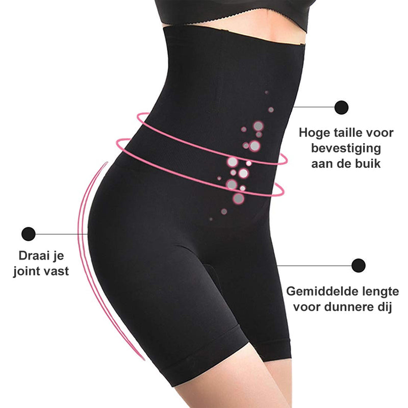 Shaper-short met hoge taille voor de hele dag