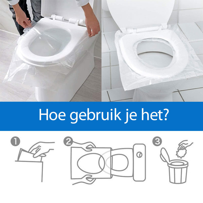 Wegwerp toiletpad (50 stuks)
