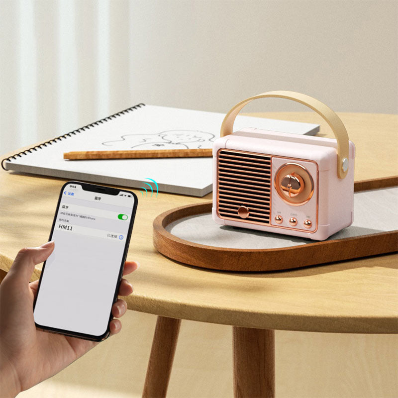 Radio-vormige Bluetooth-luidspreker