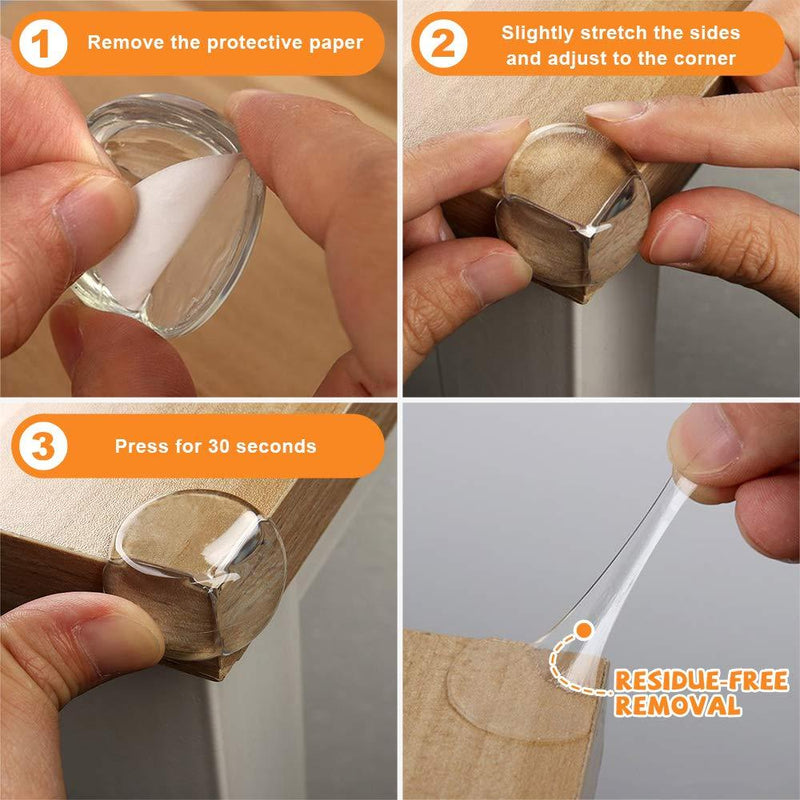 Transparante hoekbeschermers