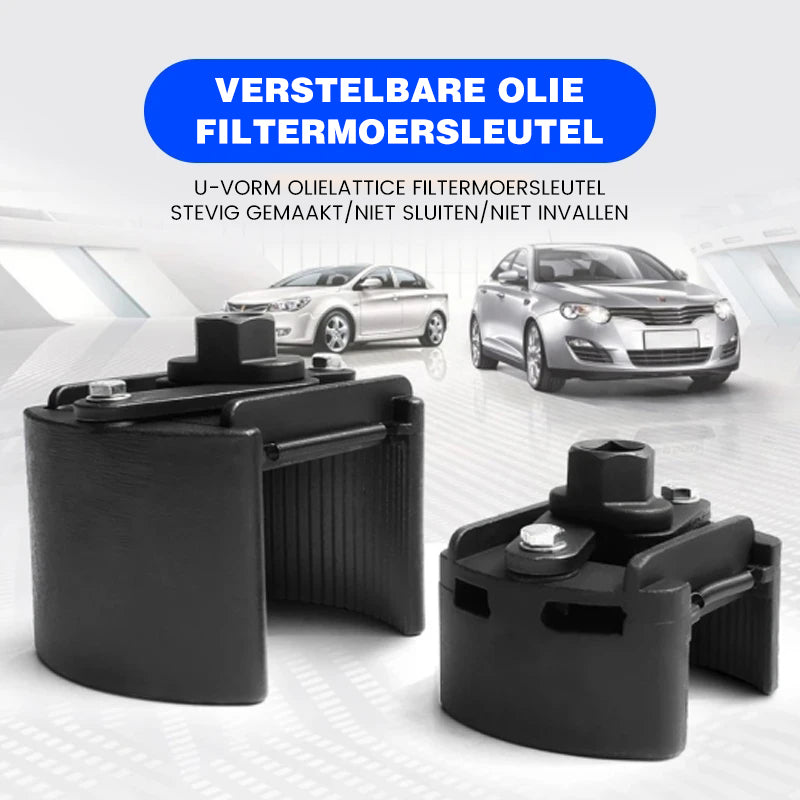Verstelbare oliefiltersleutel