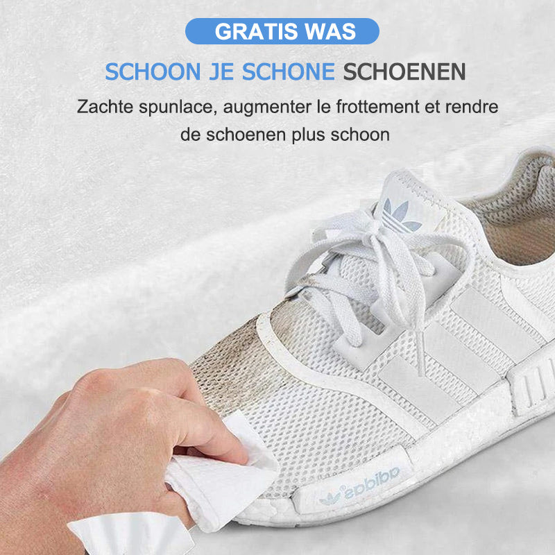 Professionele poetsschoenen vochtige doekjes