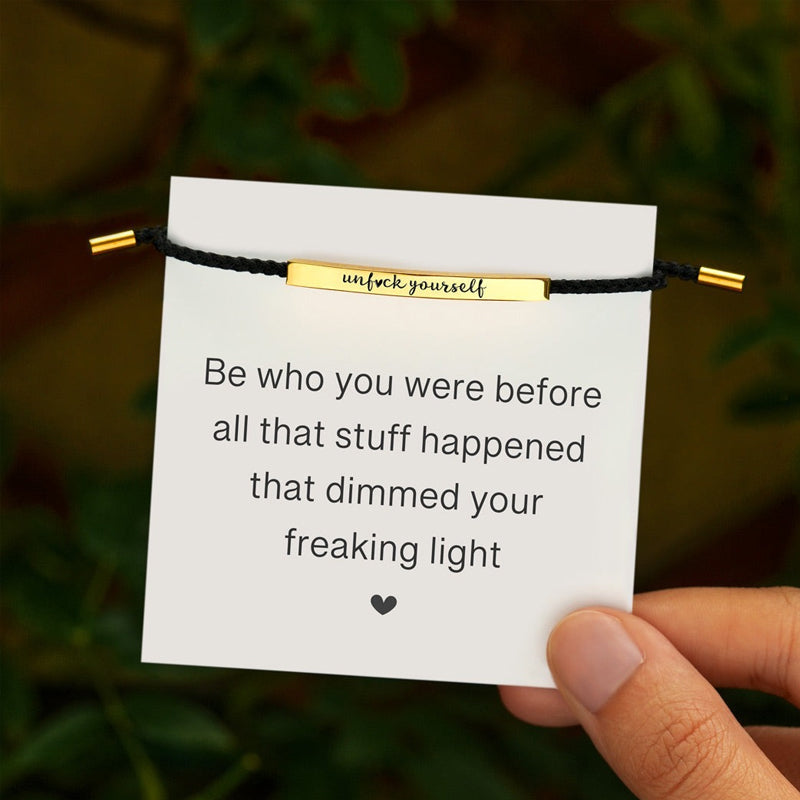 UNF♥CK Jezelf Tube-armband